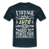 50. Geburtstag Geboren 1972 Vintage Männer Geschenk T-Shirt - navy