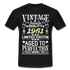 61. Geburtstag Geboren 1961 Vintage Männer Geschenk T-Shirt - black