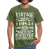 37. Geburtstag Geboren 1985 Vintage Männer Geschenk T-Shirt - military green
