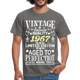 55. Geburtstag Geboren 1967 Vintage Männer Geschenk T-Shirt - graphite grey