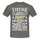 55. Geburtstag Geboren 1967 Vintage Männer Geschenk T-Shirt - graphite grey