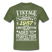 55. Geburtstag Geboren 1967 Vintage Männer Geschenk T-Shirt - military green