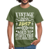 55. Geburtstag Geboren 1967 Vintage Männer Geschenk T-Shirt - military green