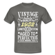 70. Geburtstag Geboren 1952 Vintage Männer Geschenk T-Shirt - graphite grey