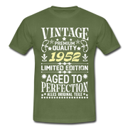 70. Geburtstag Geboren 1952 Vintage Männer Geschenk T-Shirt - military green