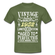 70. Geburtstag Geboren 1952 Vintage Männer Geschenk T-Shirt - military green