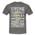 38. Geburtstag Geboren 1984 Vintage Männer Geschenk T-Shirt - graphite grey
