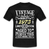 49. Geburtstag Geboren 1973 Vintage Männer Geschenk T-Shirt - black