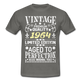 58. Geburtstag Geboren 1964 Vintage Männer Geschenk T-Shirt - graphite grey