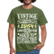 58. Geburtstag Geboren 1964 Vintage Männer Geschenk T-Shirt - military green