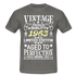 59. Geburtstag Geboren 1963 Vintage Männer Geschenk T-Shirt - graphite grey