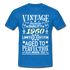 62. Geburtstag Geboren 1960 Vintage Männer Geschenk T-Shirt - royal blue