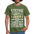 62. Geburtstag Geboren 1960 Vintage Männer Geschenk T-Shirt - military green