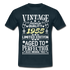 67. Geburtstag Geboren 1955 Vintage Männer Geschenk T-Shirt - navy