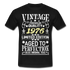 46. Geburtstag Geboren 1976 Vintage Männer Geschenk T-Shirt - black