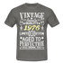 46. Geburtstag Geboren 1976 Vintage Männer Geschenk T-Shirt - graphite grey