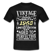 54. Geburtstag Geboren 1968 Vintage Männer Geschenk T-Shirt - black