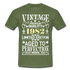 40. Geburtstag Geboren 1982 Vintage Männer Geschenk T-Shirt - military green
