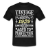 63. Geburtstag Geboren 1959 Vintage Männer Geschenk T-Shirt - black