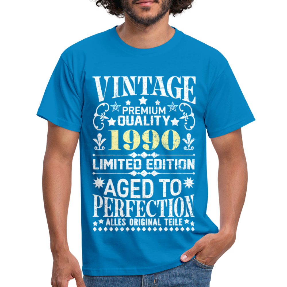 32. Geburtstag Geboren 1990 Vintage Männer Geschenk T-Shirt - royal blue