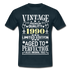 32. Geburtstag Geboren 1990 Vintage Männer Geschenk T-Shirt - navy