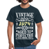 48. Geburtstag Geboren 1974 Vintage Männer Geschenk T-Shirt - navy