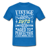 44. Geburtstag Geboren 1978 Vintage Männer Geschenk T-Shirt - royal blue