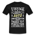 44. Geburtstag Geboren 1978 Vintage Männer Geschenk T-Shirt - black