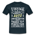 47. Geburtstag Geboren 1975 Vintage Männer Geschenk T-Shirt - navy