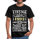 30. Geburtstag Geboren 1992 Vintage Männer Geschenk T-Shirt - black