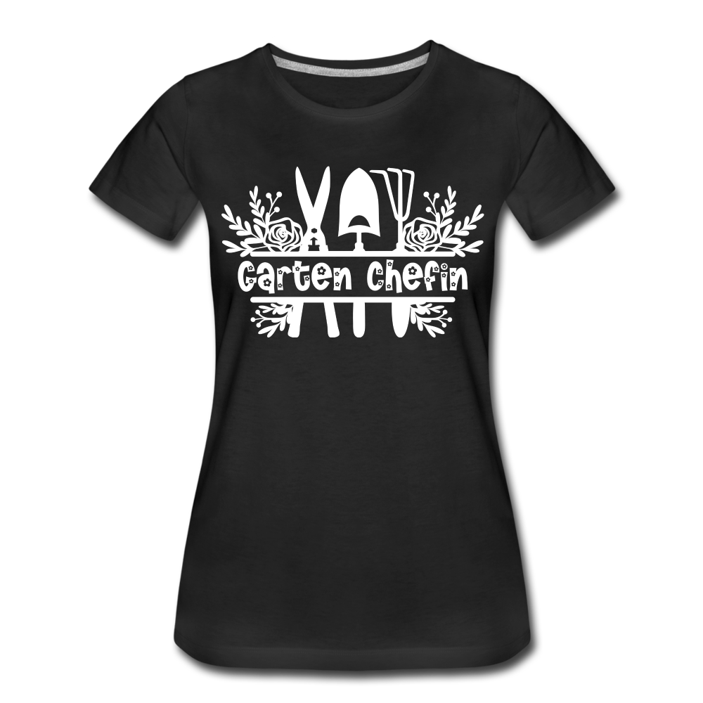 Gärtnerin Garten Chefin Frauen Premium T-Shirt - black