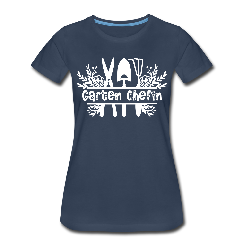 Gärtnerin Garten Chefin Frauen Premium T-Shirt - navy