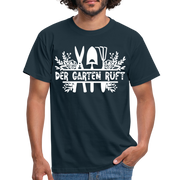 Gärtner Hobby Garten Frühling der Garten ruft Männer T-Shirt - navy