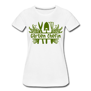 Gärtnerin Garten Chefin Frauen Premium T-Shirt - white