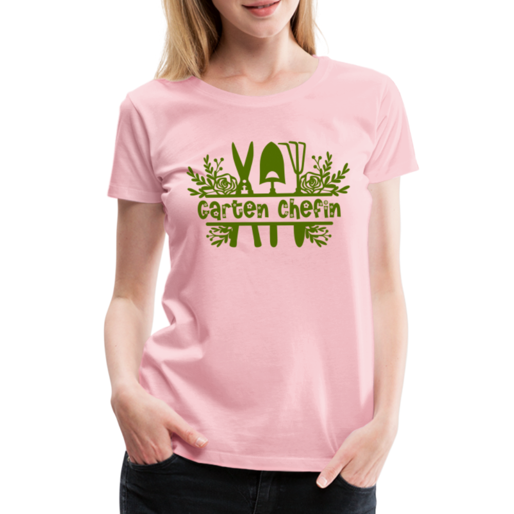 Gärtnerin Garten Chefin Frauen Premium T-Shirt - rose shadow