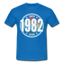 40. Geburtstag 1982 Limited Edition Retro Style Geschenk T-Shirt - royal blue