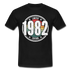 40. Geburtstag 1982 Limited Edition Retro Style Geschenk T-Shirt - black