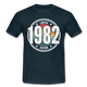 40. Geburtstag 1982 Limited Edition Retro Style Geschenk T-Shirt - navy