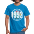 30. Geburtstag 1992 Limited Edition Retro Style Geschenk T-Shirt - royal blue