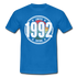 30. Geburtstag 1992 Limited Edition Retro Style Geschenk T-Shirt - royal blue