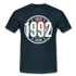 30. Geburtstag 1992 Limited Edition Retro Style Geschenk T-Shirt - navy