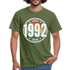 30. Geburtstag 1992 Limited Edition Retro Style Geschenk T-Shirt - military green