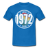 50. Geburtstag 1972 Limited Edition Retro Style Geschenk T-Shirt - royal blue