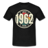 60. Geburtstag 1962 Limited Edition Retro Style Geschenk T-Shirt - black