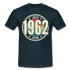 60. Geburtstag 1962 Limited Edition Retro Style Geschenk T-Shirt - navy