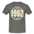 60. Geburtstag 1962 Limited Edition Retro Style Geschenk T-Shirt - graphite grey