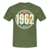 60. Geburtstag 1962 Limited Edition Retro Style Geschenk T-Shirt - military green