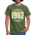 60. Geburtstag 1962 Limited Edition Retro Style Geschenk T-Shirt - military green