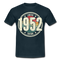 70. Geburtstag 1952 Limited Edition Retro Style Geschenk T-Shirt - navy