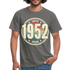 70. Geburtstag 1952 Limited Edition Retro Style Geschenk T-Shirt - graphite grey